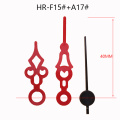Hrf15 40 mm Red Serpentine Plastic Clock Pointer A17 Black Second Hands